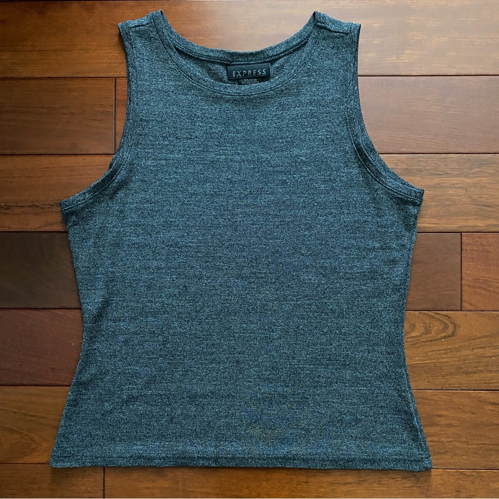 Express tank top, grey, medium